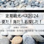 糸魚川定期観光バス2024 夏だ！海だ！石探しだ！
